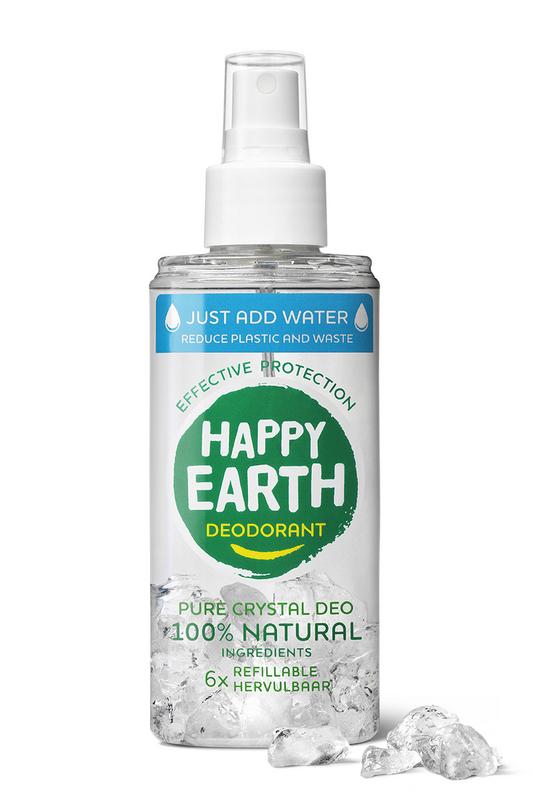 Happy Earth Natuurlijke just add water unscented spray 50 Gram - DrogistWereld