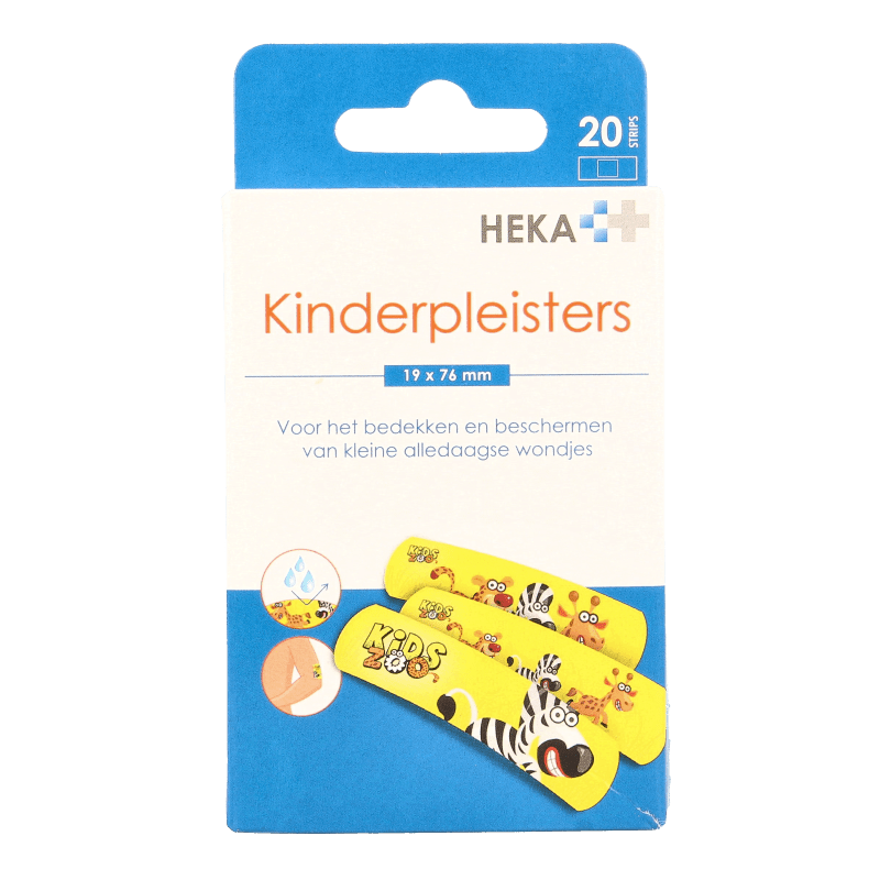 Heka Kinderpleister 19 x 76mm 20 Stuks - DrogistWereld