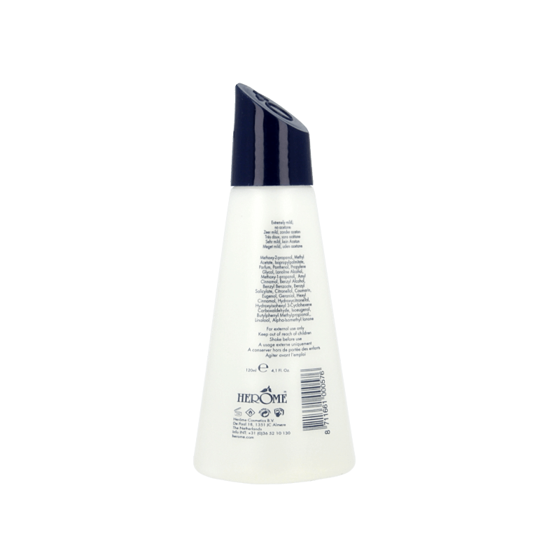 Herome Caring nailpolish remover 120 Milliliter - DrogistWereld