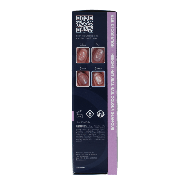 Herome Natural nail colour glamour 10 Milliliter - DrogistWereld