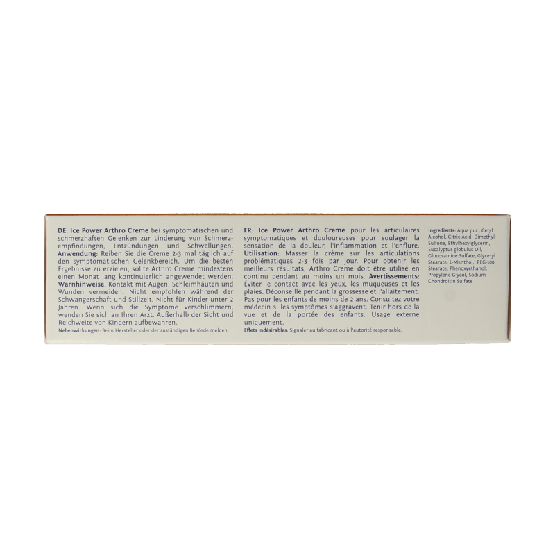 Ice Power Creme arthro 60 Gram - DrogistWereld