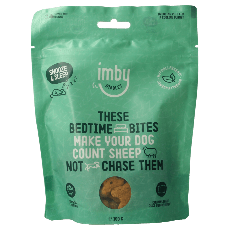 Imby Pet Food Hondensnack biscuit plantaardig 100 Gram - DrogistWereld