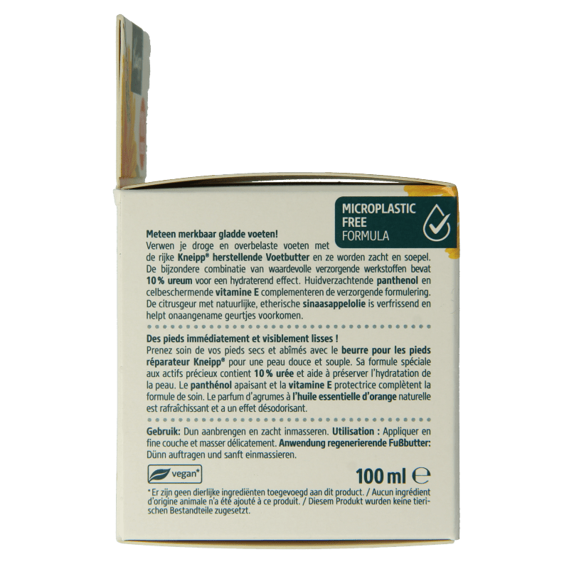Kneipp Foot care voetbutter calendula sinaasappelolie 100 Milliliter - DrogistWereld
