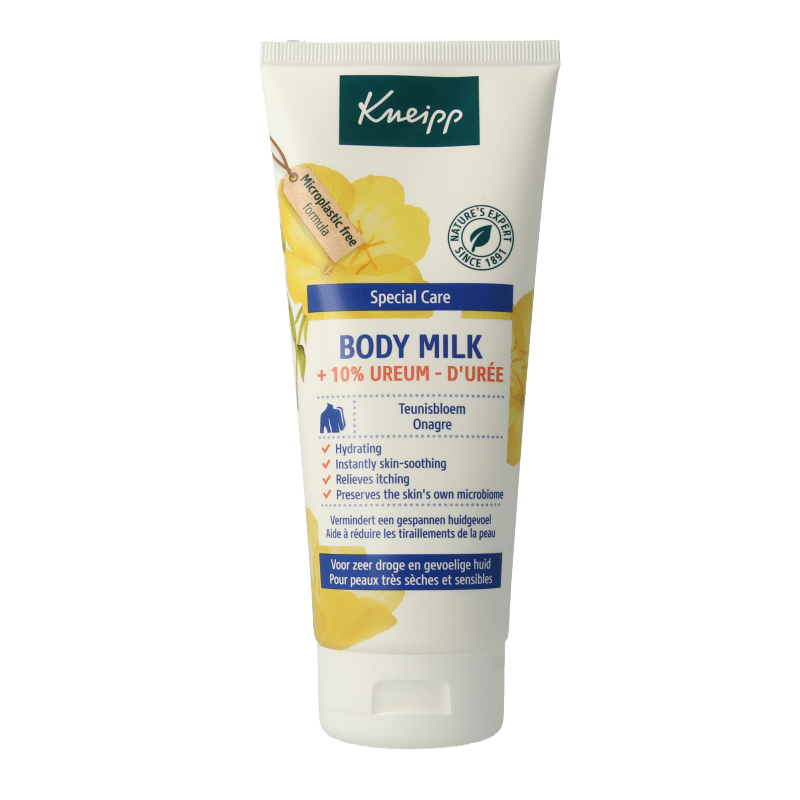 Kneipp Special care body milk +10% ureum teunisbloem 200 Milliliter - DrogistWereld