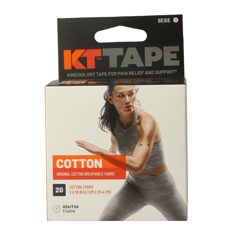 KT Tape Original precut 5 meter beige 20 Stuks - DrogistWereld