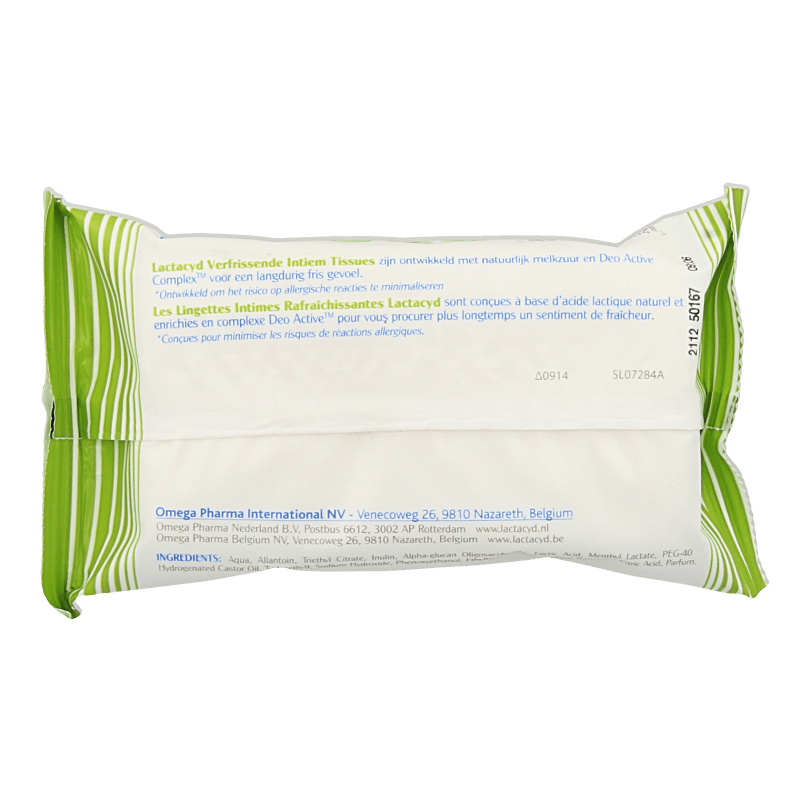 Lactacyd Tissues verfrissend 15 Stuks - DrogistWereld