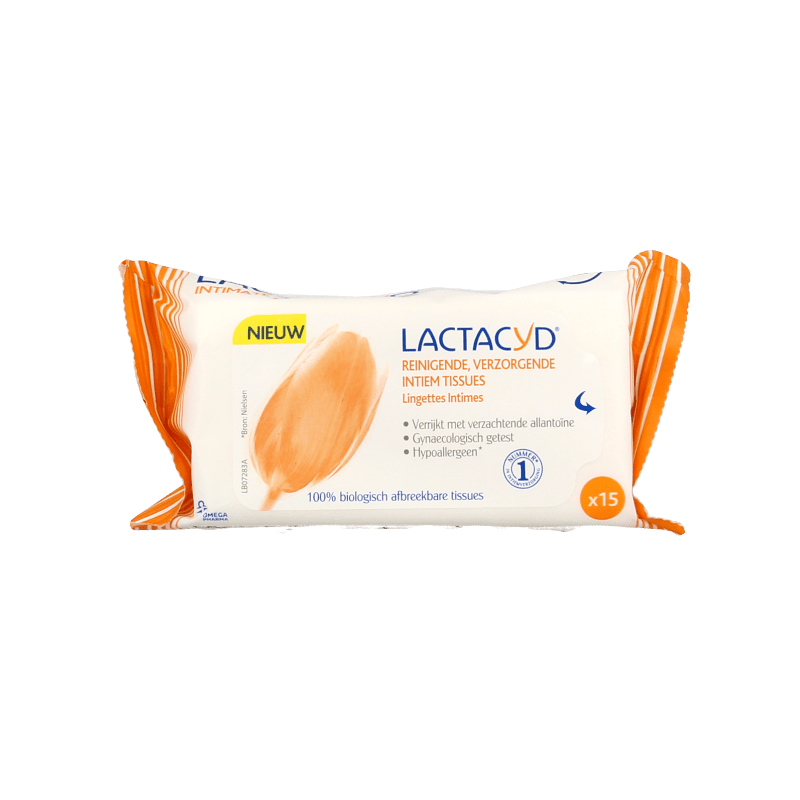 Lactacyd Tissues verzorgend 15 Stuks - DrogistWereld