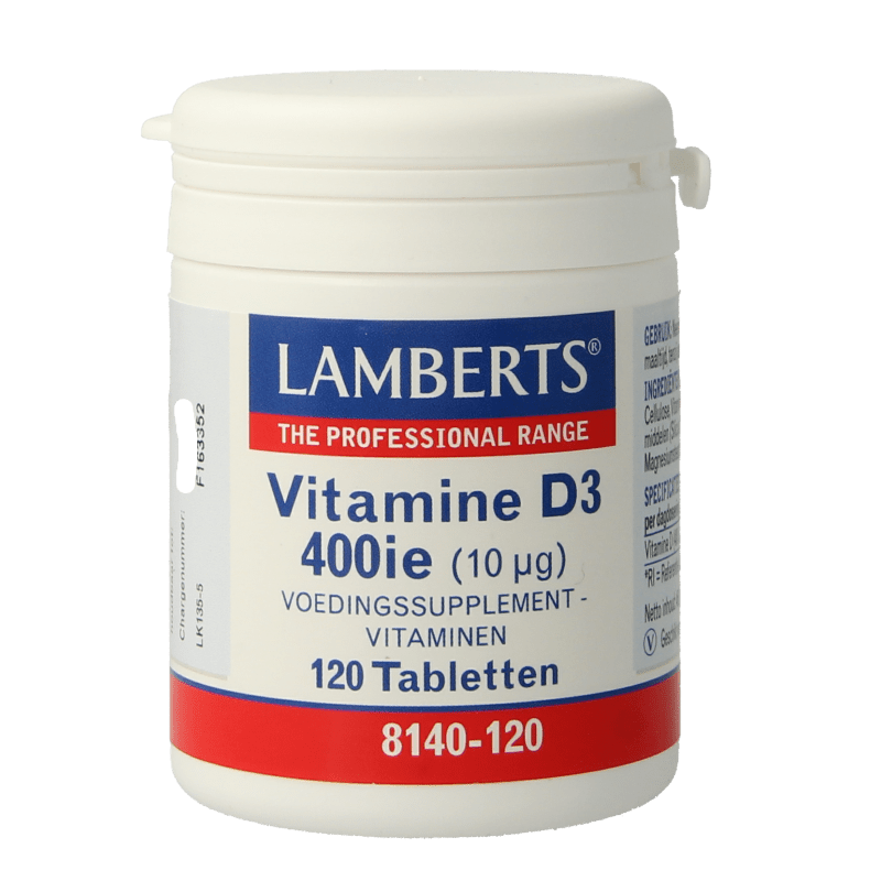 Lamberts Vitamine D3 400IE/10mcg 120 Tabletten - DrogistWereld