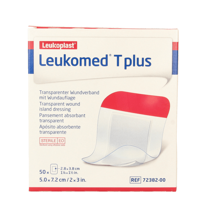 Leukomed Transparant wondverband T plus 7.2 x 5cm 50 Stuks - DrogistWereld