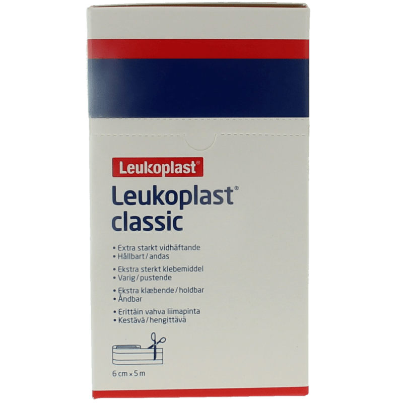 Leukoplast Classic 5m x 6cm 1 Stuks - DrogistWereld