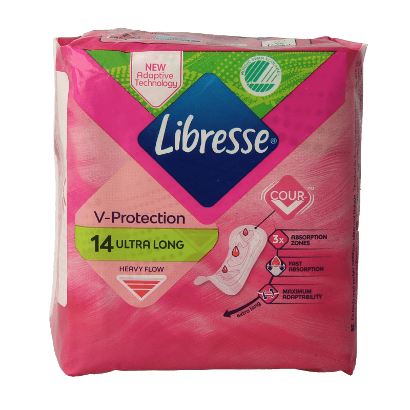 Libresse Ultra long triple protection 14 Stuks - DrogistWereld