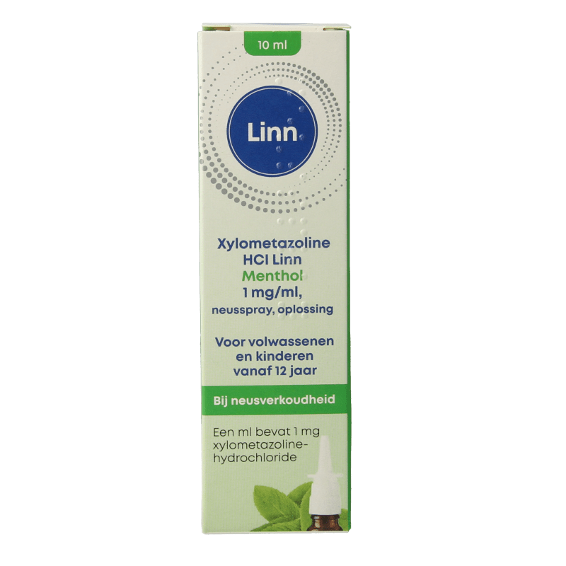 Linn Neusspray xylometazoline/menthol 1mg 10 Milliliter - DrogistWereld