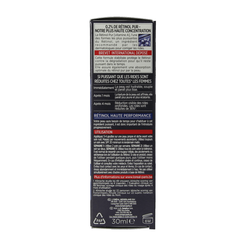 L'Oreal Paris Revitalift laser X3 retinol night serum 30 Milliliter - DrogistWereld
