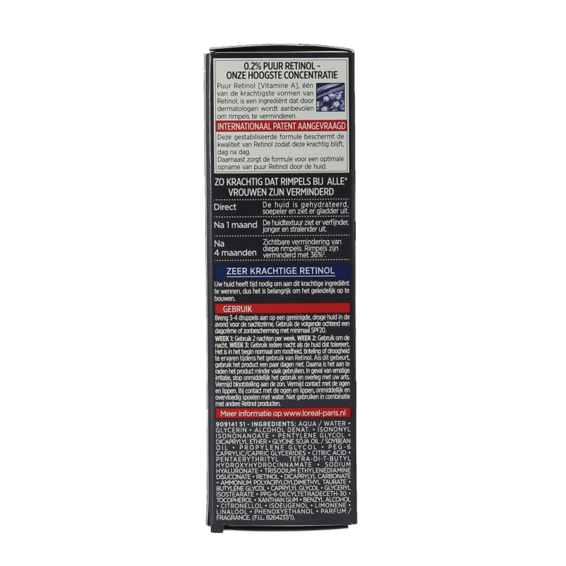 L'Oreal Paris Revitalift laser X3 retinol night serum 30 Milliliter - DrogistWereld