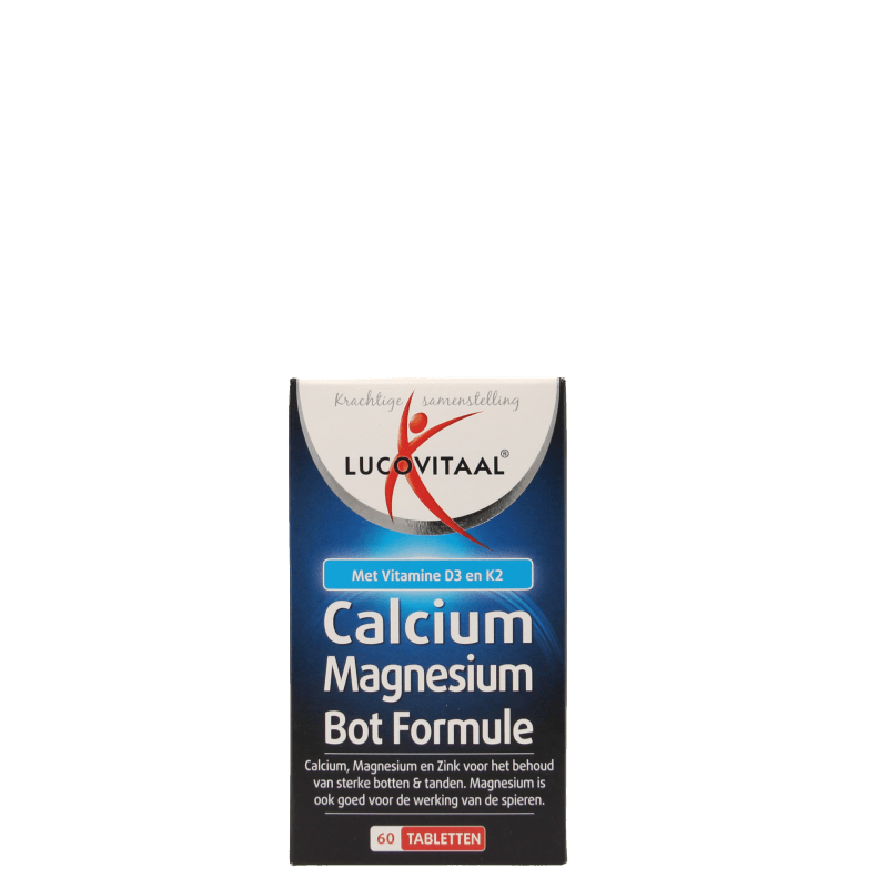Lucovitaal Calcium magnesium botformule 60 Tabletten - DrogistWereld