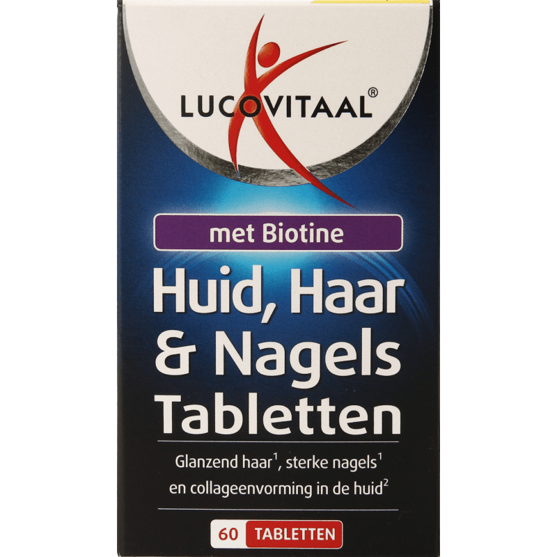 Lucovitaal Huid haar nagels met biotine 60 Tabletten - DrogistWereld