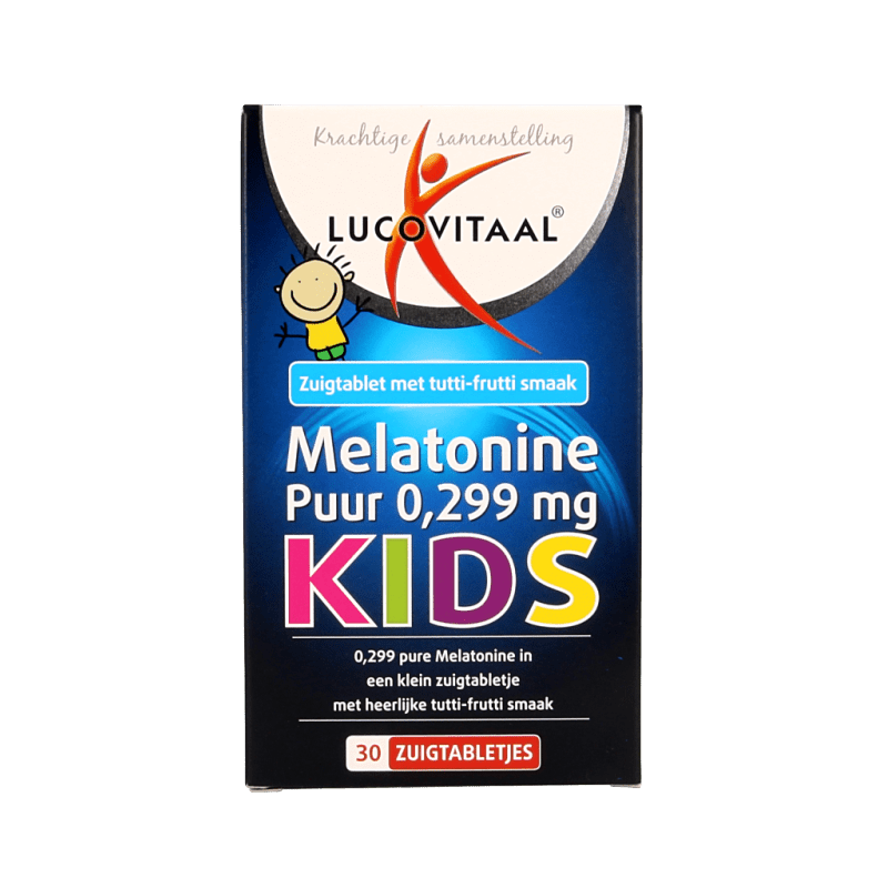 Lucovitaal Melatonine kids puur 0.299mg 30 Tabletten - DrogistWereld