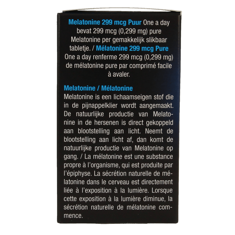 Lucovitaal Melatonine puur 0.299mg 500 Tabletten - DrogistWereld