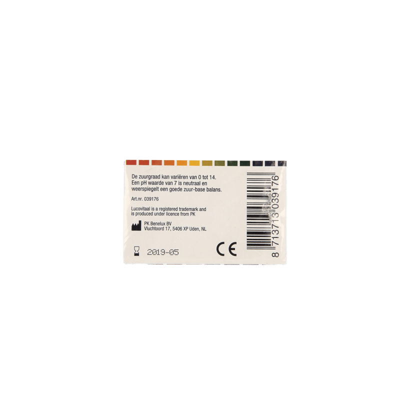 Lucovitaal Zuurbase PH test strips 80 Stuks - DrogistWereld