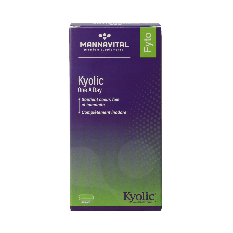 Mannavital Kyolic one a day 60 Tabletten - DrogistWereld