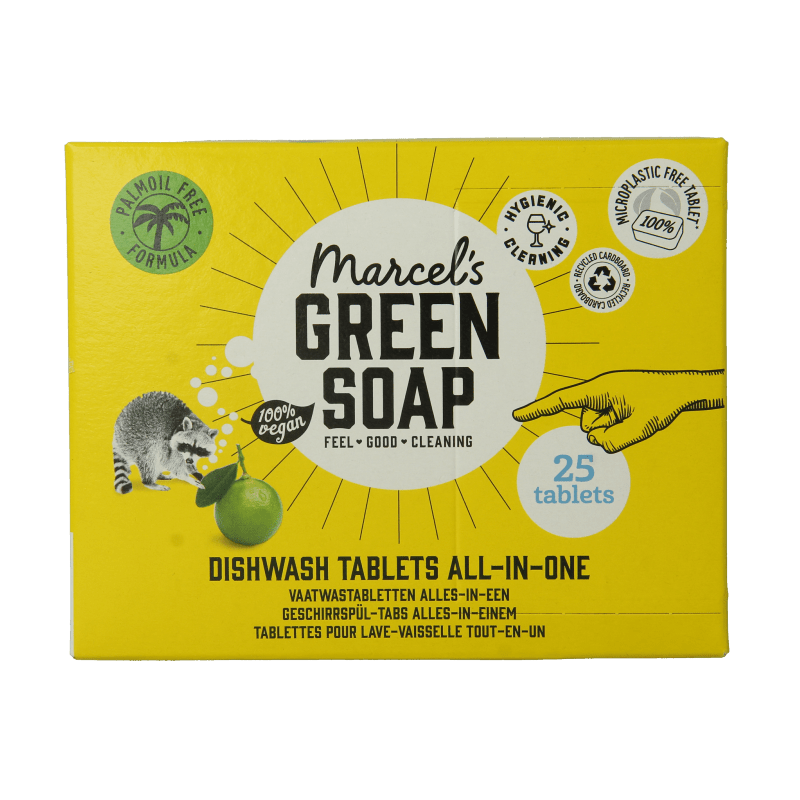 Marcel's Green Soap Vaatwas tabletten 25 Stuks - DrogistWereld