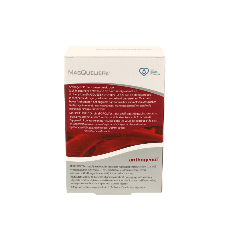 Masqueliers Anthogenol 120 Capsules - DrogistWereld