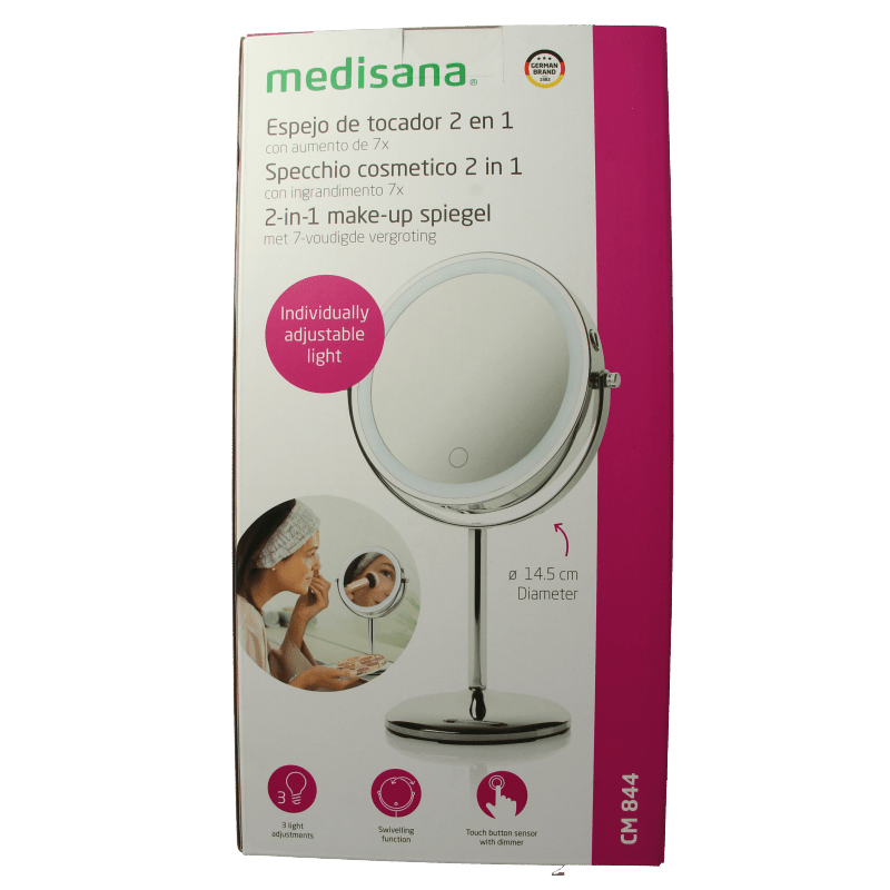 Medisana Cosmeticaspiegel 3 in 1 CM844 1 Stuks - DrogistWereld