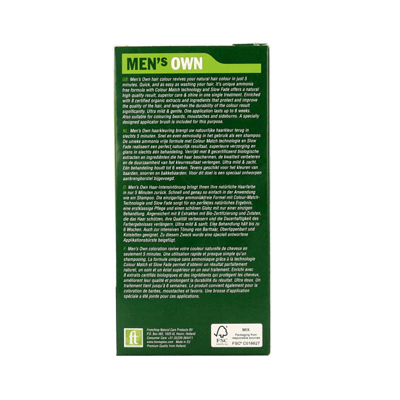 Mens Own Men's own dark brown 80 Milliliter - DrogistWereld