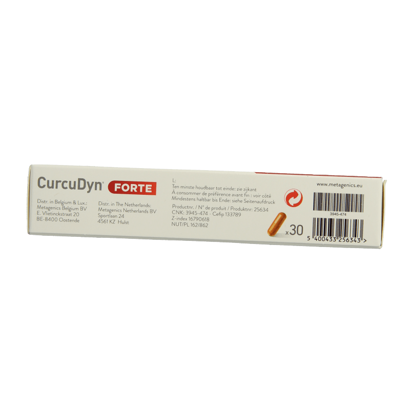 Metagenics Curcudyn forte 30 Capsules - DrogistWereld