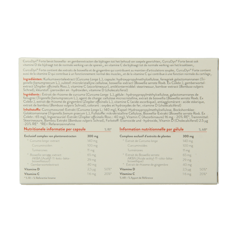 Metagenics Curcudyn forte 30 Capsules - DrogistWereld
