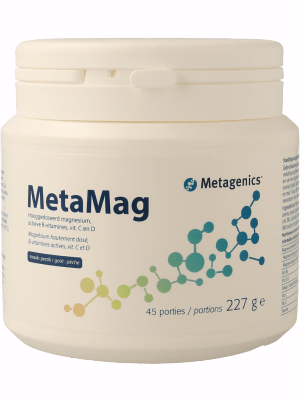 Metagenics Metamag perzik 227 Gram - DrogistWereld