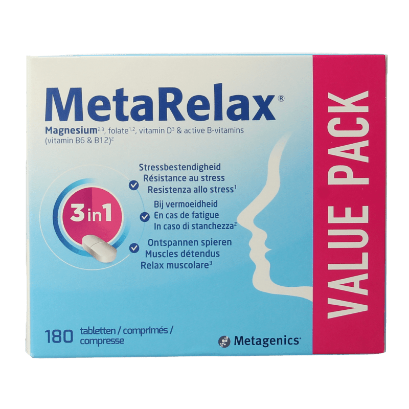 Metagenics Metarelax 180 Tabletten - DrogistWereld