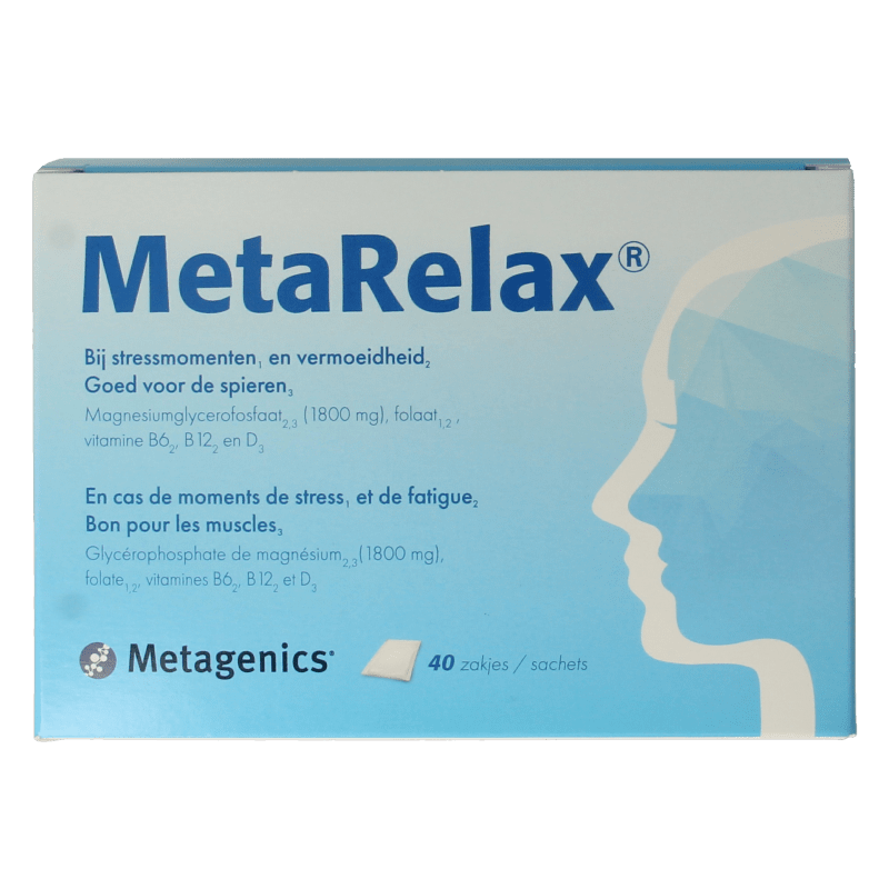 Metagenics Metarelax sachets 40 Sachets - DrogistWereld