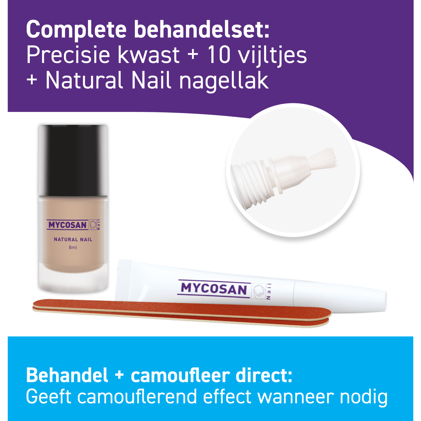 Mycosan Kalknagel behandel & camoufleer 1 Set - DrogistWereld