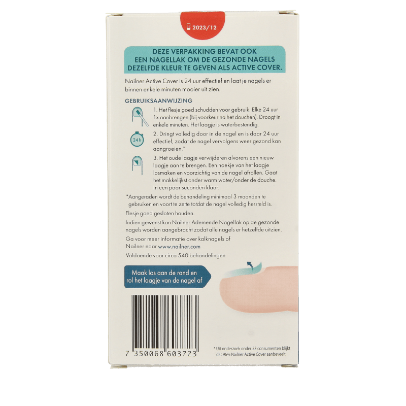 Nailner Active cover red 1 Set - DrogistWereld
