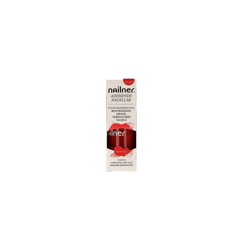 Nailner Nagellak rosy red 8 Milliliter - DrogistWereld