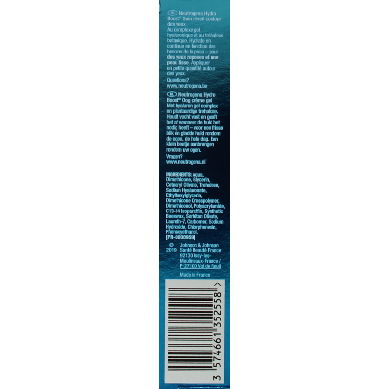 Neutrogena Hydro boost oog gel 15 Milliliter - DrogistWereld