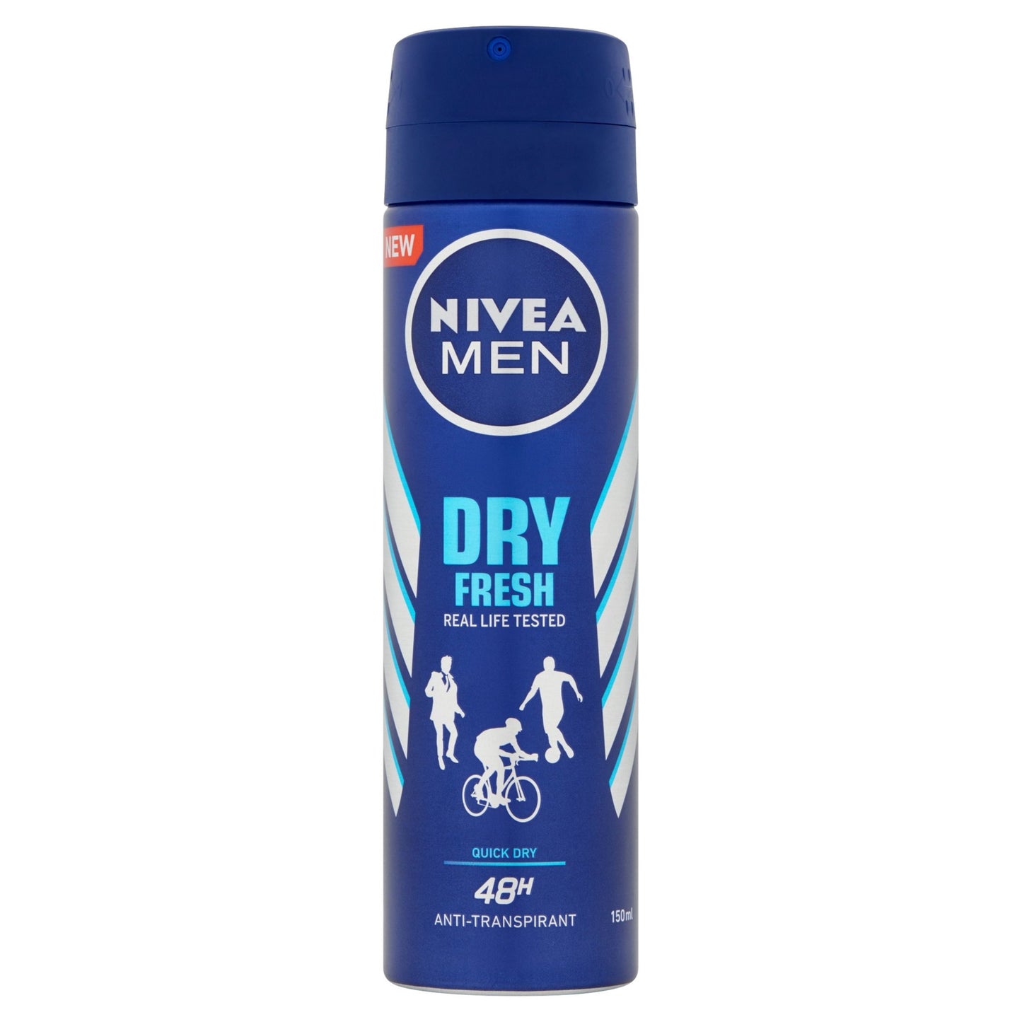 Nivea Men deodorant dry fresh spray 150 Milliliter - DrogistWereld