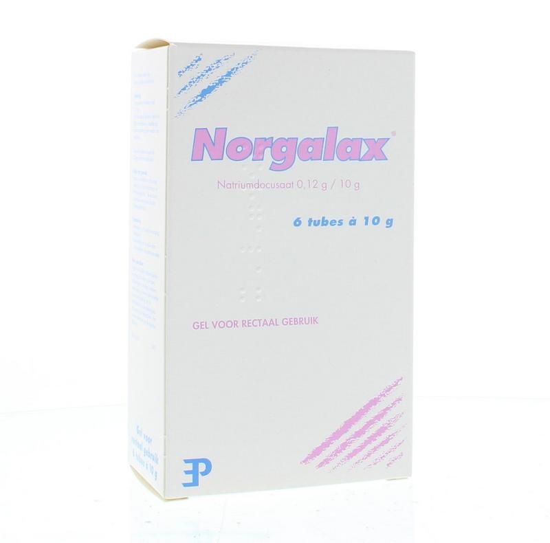 Norgalax Gel 10g 6st 6 Stuks - DrogistWereld