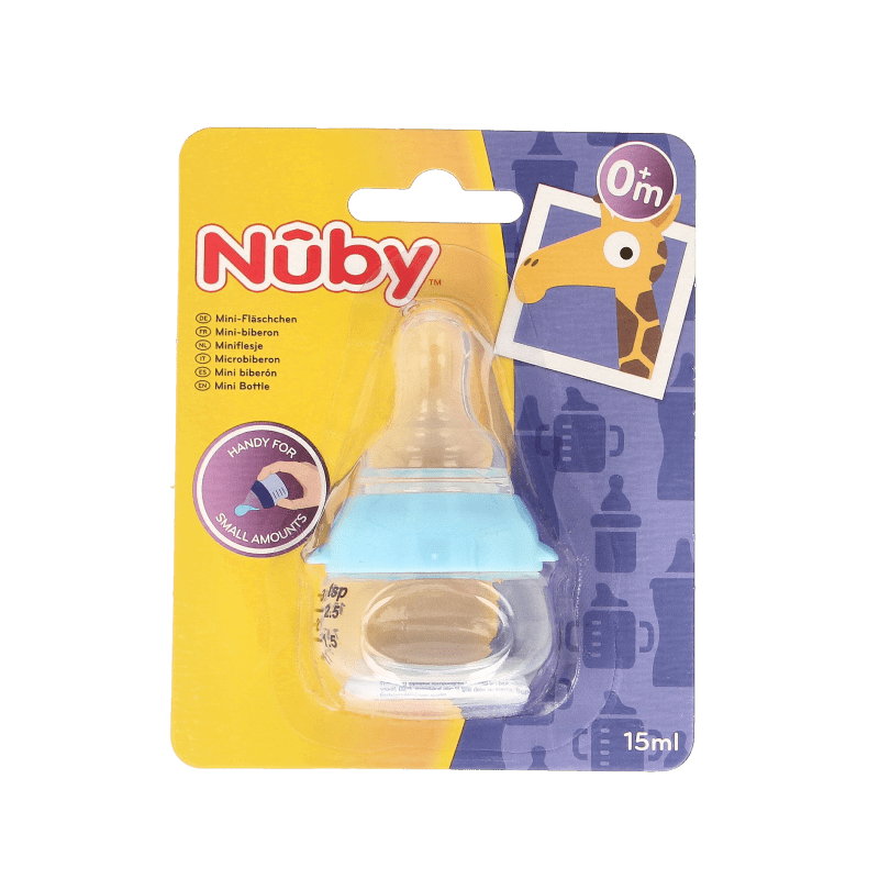 Nuby Mini flesje 15ml 0+ maanden 15 Milliliter - DrogistWereld