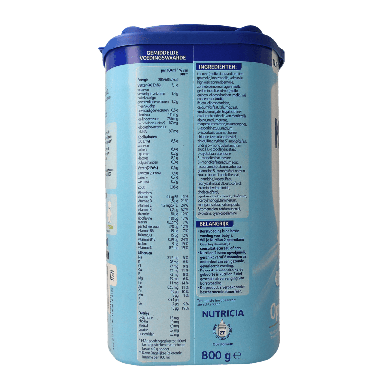 Nutrilon Standaard 2 opvolgmelk 800 Gram - DrogistWereld