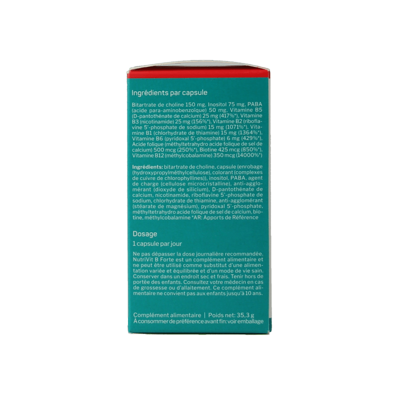 Nutrisan Nutrivit B forte 60 Capsules - DrogistWereld