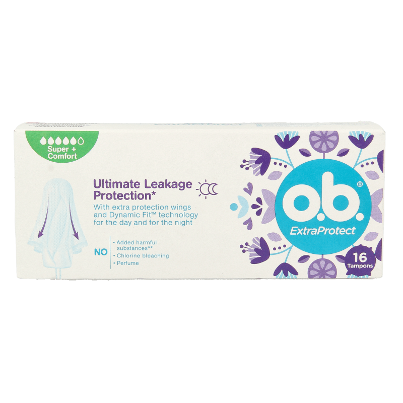 OB Tampons extra protect super plus 16 Stuks - DrogistWereld