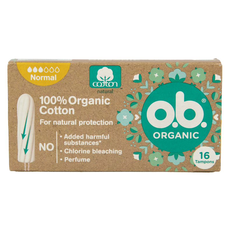OB Tampons organic normal 16 Stuks - DrogistWereld