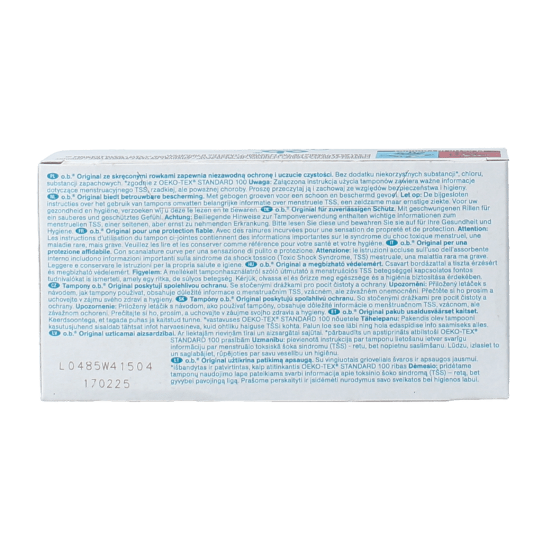 OB Tampons original normal 16 Stuks - DrogistWereld