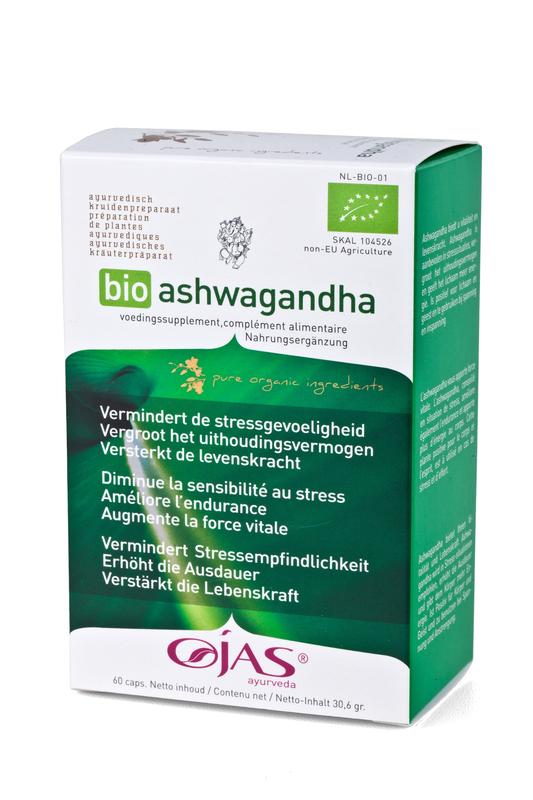 Ojas Bio aswagandha bio 60 Capsules - DrogistWereld