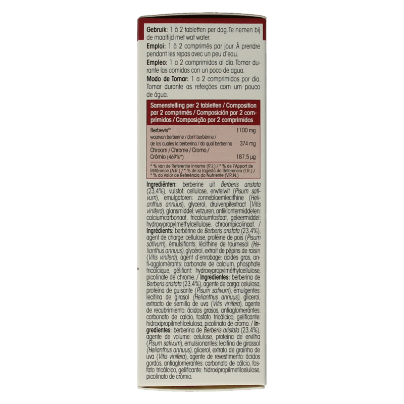 Physalis Berberine forte 30 Tabletten - DrogistWereld