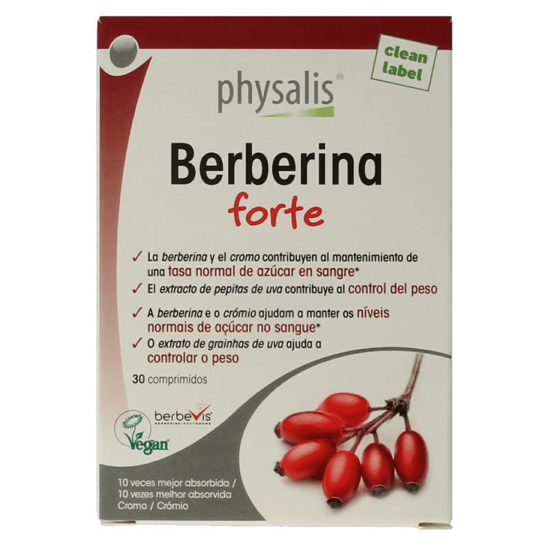 Physalis Berberine forte 30 Tabletten - DrogistWereld