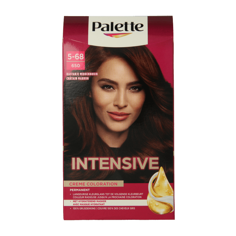 Poly Palette Haarverf 650 Kastanje middenbruin 1 Set - DrogistWereld