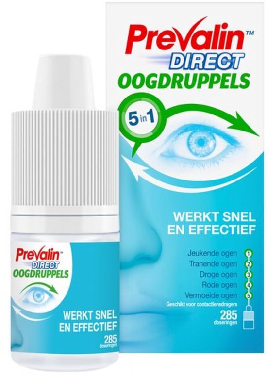 Prevalin Direct oogdruppels 10 Milliliter - DrogistWereld